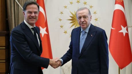Erdoğan, NATO Genel Sekreteri Rutte'yi kabul etti