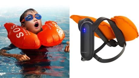 El invento que evita los ahogamientos: este chaleco inteligente se activa solo y te saca del agua en segundos