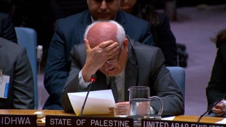 El representante de Palestina en la ONU rompe a llorar: ”¿Cómo se puede tolerar este horror? Es insoportable”