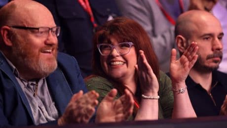 The Chase star spotted in crowd watching Zhao Xintong vs Mark Williams in World Snooker Championship final