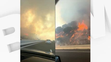Camping évacué, autoroutes coupées... Plusieurs incendies en cours dans l'Aude