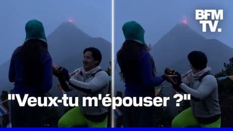 Guatemala: le Volcán de Fuego entre en éruption lors d’une demande en mariage