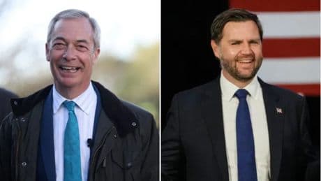 JD Vance to meet Nigel Farage during UK visit