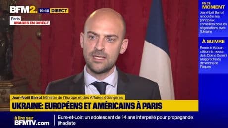 Ukraine: Jean-Noël Barrot salue des "discussions ouvertes et franches" après les échanges