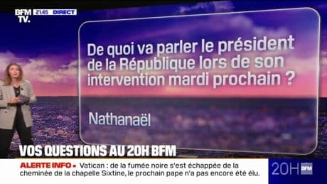 De quoi va parler le président de la République lors de son intervention mardi prochain? Vos questions au 20H BFM