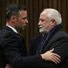 Oscar Pistorius's father reveals he and his son barely speak after ongoing row over killer Olympian's guilt