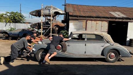 Über 30 Jahre verschwunden - Familie kauft vergessenen Maybach von Zirkus-Gründer