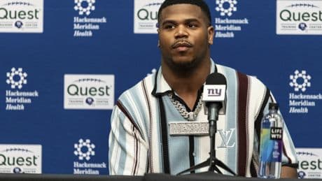 Rob Gronkowski goes off on Giants rookie Abdul Carter’s ‘crazy’ Lawrence Taylor number request