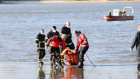 Ist es einer der vermissten Schwimmer? - Feuerwehr zieht Leiche aus der Elbe