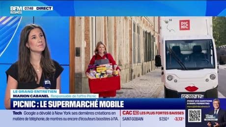 Picnic: "Le business de l'alimentaire, (...) ce sont des marges de 2 à 3%", explique Marion Cabanel, directrice de l'offre de Picnic
