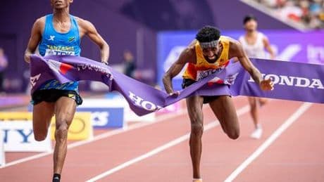 Leichtathletik-WM 2025 in Tokio: Amanal Petros und sein Marathon-Silber im Fotofinish