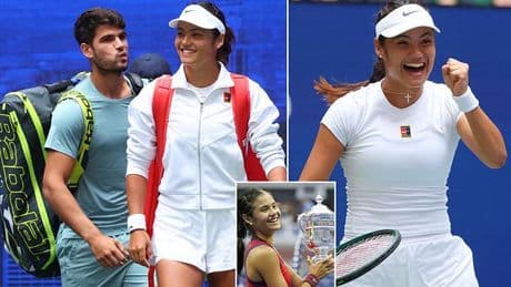 Revealed: Emma Raducanu's HUGE eight-figure net worth as British tennis star cashes in on sponsorship deals with global brands including Nike, Evian and Porsche