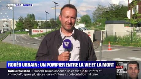 Rodéo urbain à Évian-les-Bains : un pompier entre la vie et la mort - 10/05