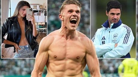 Viktor Gyokeres 'to make £1.7MILLION sacrifice for his dream £70m Arsenal move' - after dumping his Portuguese actress girlfriend to keep nothing tying him to Lisbon
