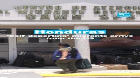 Honduras: Thirty eight 'self-deporting' migrants arrive from the USA