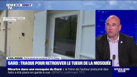 Meurtre dans une mosquée dans le Gard: "Le profil de cet individu est très inquiétant", indique Axel Ronde, porte-parole du syndicat CFTC Police