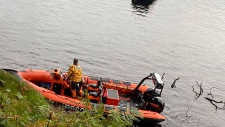 Man in his 80s survives 40ft fall into lake after fishermen hear his cries
