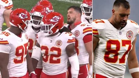 Chiefs tempers flare as teammates scream at each other during opening night defeat to the Chargers