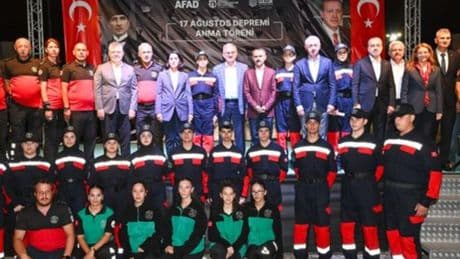 Marmara Depremi şehitleri anıldı
