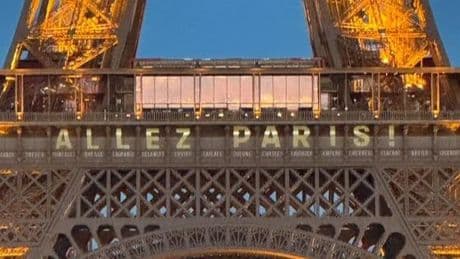 «Allez Paris» : le message de soutien pour le PSG affiché sur la tour Eiffel