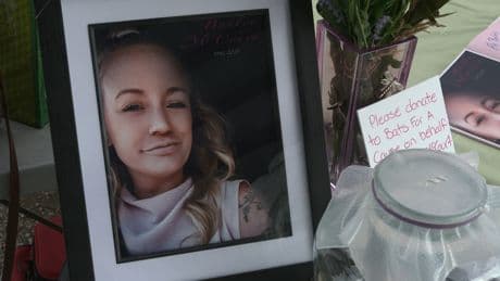 Memorial held for slain Kelowna mother Bailey McCourt