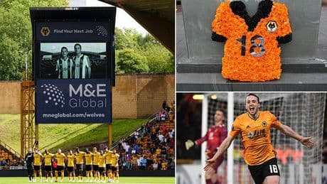 Wolves pay tribute to Diogo Jota and his brother Andre Silva ahead of friendly against Celta Vigo at Molineux
