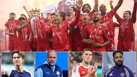 Opta supercomputer reveals EXACTLY how Premier League table will finish next season... and it's BAD news for Man United and Spurs