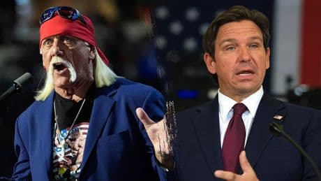Heckler hijacks Florida governor's Hulk Hogan tribute with profane tirade against 'Alligator Alcatraz'