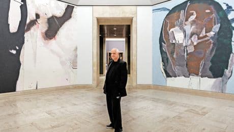 Temporäres Wandgemälde: Luc Tymans im Pariser Louvre