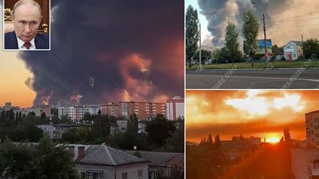 Putin's brutal response to peace talks: NATO jets scrambled as Russia pounds Ukraine with hundreds of drones in overnight attack - hours after Zelensky's White House summit with Trump