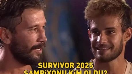 SURVIVOR 2025 ŞAMPİYONU | Survivor şampiyonu kim oldu, Batuhan Karacakaya mı Adem Kılıççı mi? BİRİNCİ OLAN YARIŞMACI!