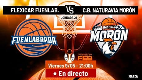 Flexicar Fuenlabrada - Naturavia Morón, en directo con señal de TV