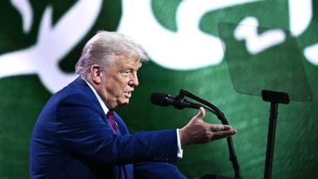 US to lift sanctions on Syria to give country 'a chance at peace', says Trump
