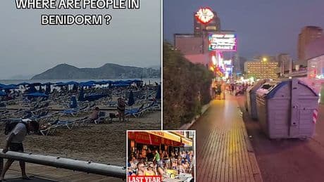 Benidorm's bars and restaurants take stock after seeing days of 'little activity' in 'strange summer' after videos showed empty terraces and sun loungers