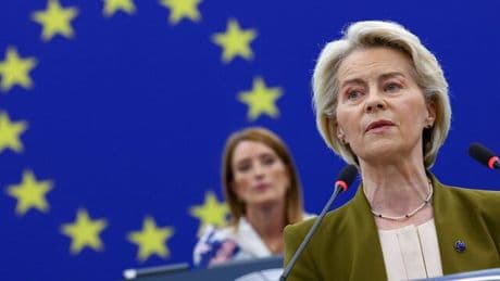 Reaktion auf Russlands Krieg: Von der Leyen kündigt Drohnen-Allianz mit Ukraine an
