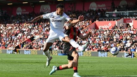 Bournemouth 0 Aston Villa 1: Watkins’ record-breaking goal pulls Emery’s side right back in race for Champions League
