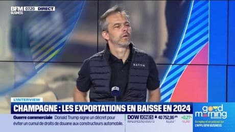 Champagne : les exportations en baisse