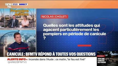 Quelles sont les attitudes qui agacent particulièrement les pompiers en période de canicule? BFMTV répond à vos questions sur les fortes chaleurs