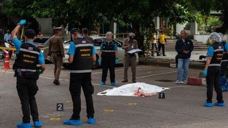 Cinco muertos en un tiroteo en un mercado de Bangkok