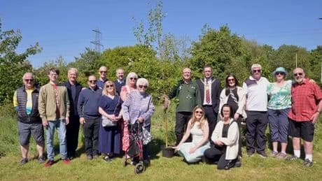 Tree planted at Drumpellier Country Park in memory of beloved member of Coatbridge community