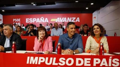 Sánchez cree que el Comité Federal servirá para mostrar que tiene detrás a todo el PSOE y que los críticos son minoría