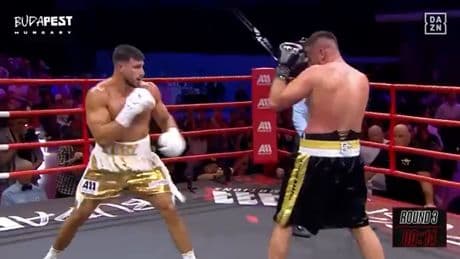 Tommy Fury dedicates win to ‘my sweetheart’ Molly-Mae after making emotional boxing return following 18-month layoff