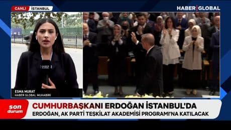 Cumhurbaşkanı Erdoğan İstanbul'da