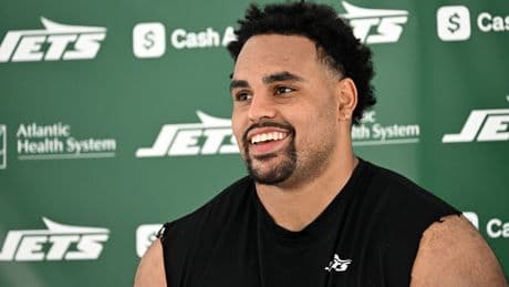 Alijah Vera-Tucker wants the Jets responsibility — and the future that comes with it
