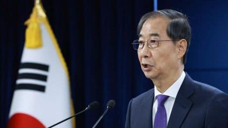 Südkoreas Übergangspräsident Han Duck Soo tritt zurück