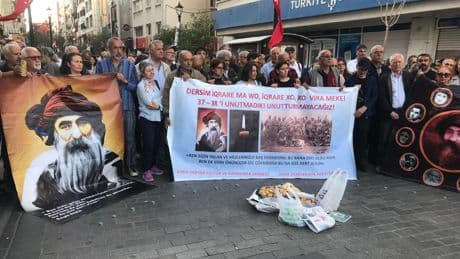 İzmir’de Dersim Katliamı anması: “Savaş, şiddet ve asimilasyon politikaları terk edilmeli”