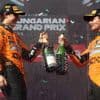 Norris haalt het in Hongarije na nagelbijter met teamgenoot Piastri, en toch zit McLaren met een probleem