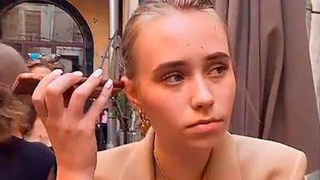 Vladimir Putin's 'secret daughter', 22, works at anti-war art galleries in Paris