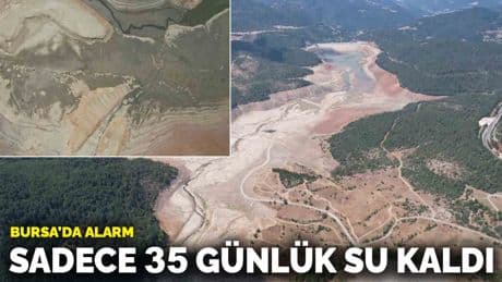 Bursa'da alarm! Sadece 35 günlük su kaldı