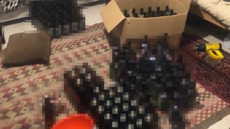 119 bin 500 litrelik sahte alkol baskını